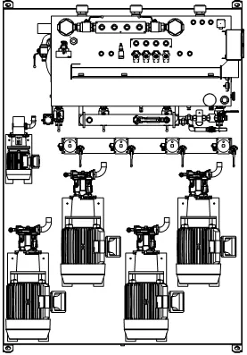 Hydraulic power unit troubleshooting - symptoms, causes and fixes(Images 1) winder-hpu-with-multiple-pumps-view-from-above.webp