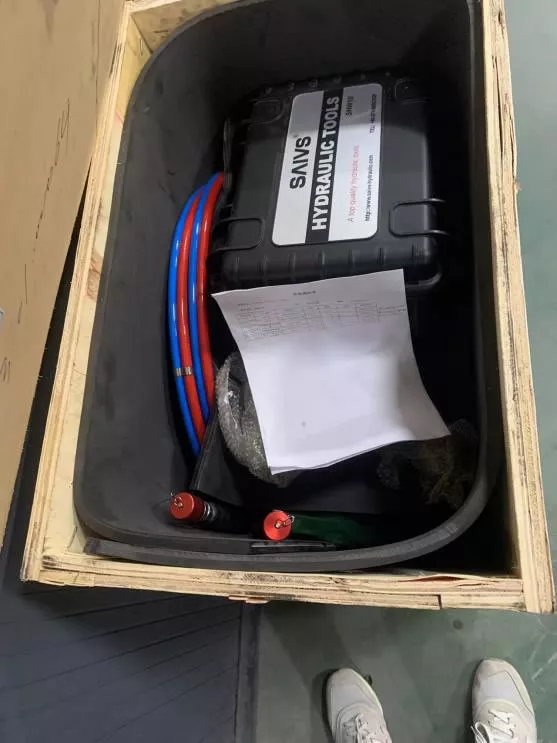 SAIVS Shipment Log NO.3: Send SHW series low profile hexagon hydraulic torque wrench(Images 1) Packaging and shipping diagram Packaging and shipping diagram 01.webp