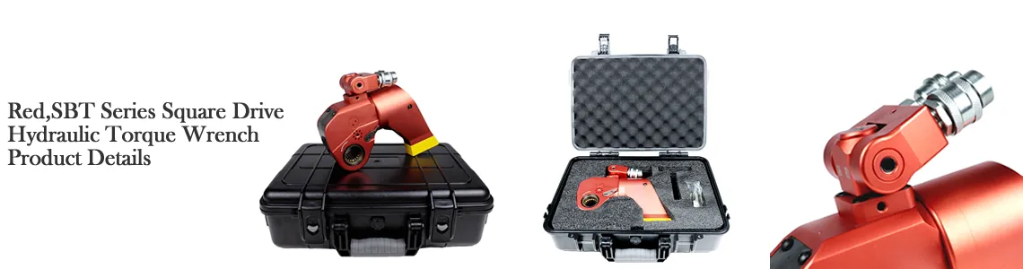 Red,SBT Series Square Drive Hydraulic Torque Wrench(Images 1) Red