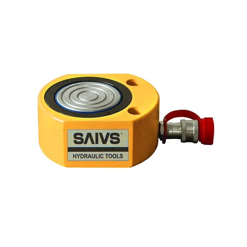 RSM200, 20 ton 201 KN, 12mm 0.5 in Stroke, Single Acting Low Profile Hydraulic Cylinders