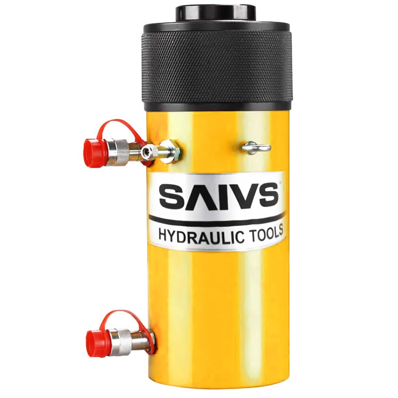RRH606, 60 ton 589 KN, 166 mm 6.54 in Stroke, Double Acting Hollow Cylinders