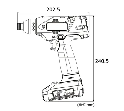 SCW-P008H 3-8 Nm 1/4"Hex, Battery Torque Gun SCW-P008H 3-8 Nm 1/4"Hex, Battery Torque Gun